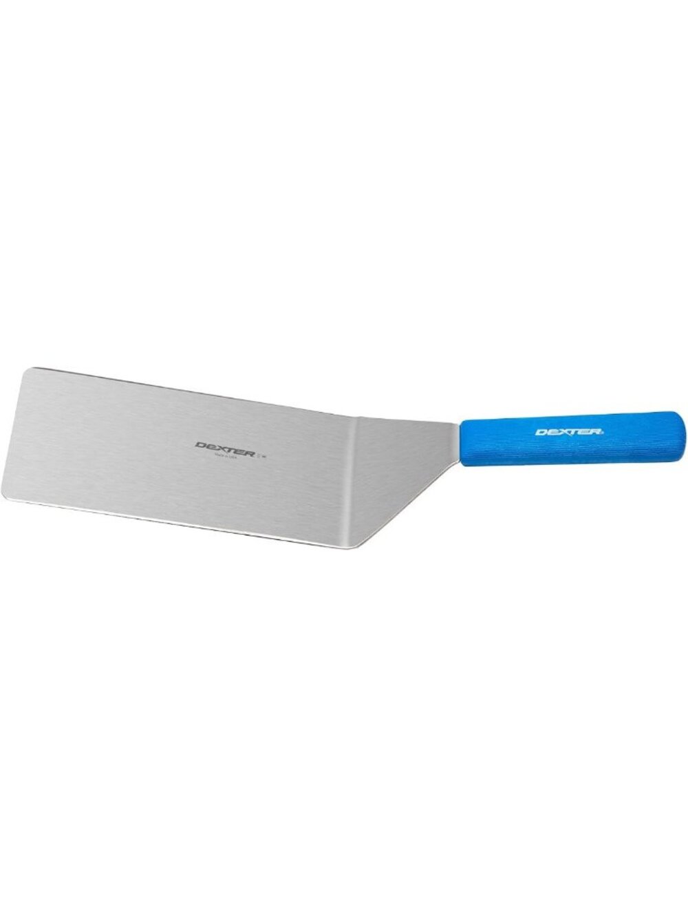 8" Stainless Steel Steak Turner with Beveled Edges & Heat-Resistant Handle